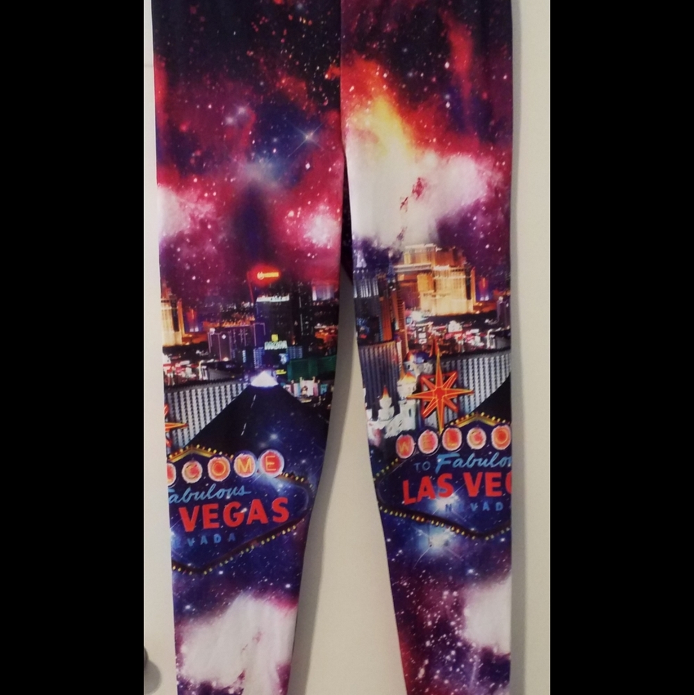 Love Amour Las Vegas Yoga Pants Sz XL